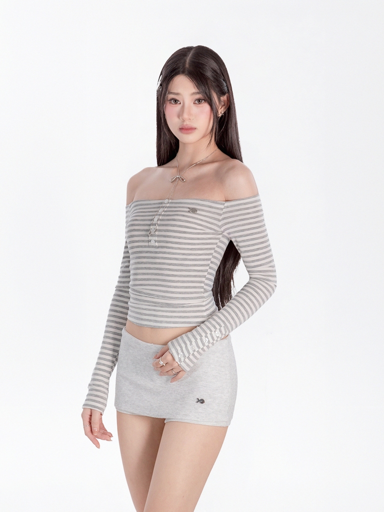 DKMV Blaire Top - Xám trắng - Image 5