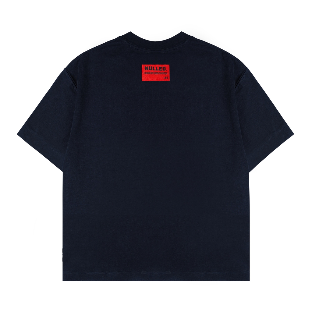 Áo thun NULLED in hình graphic màu xanh navy Pretty Dangerous Tee N-T312-00-NA - Image 2