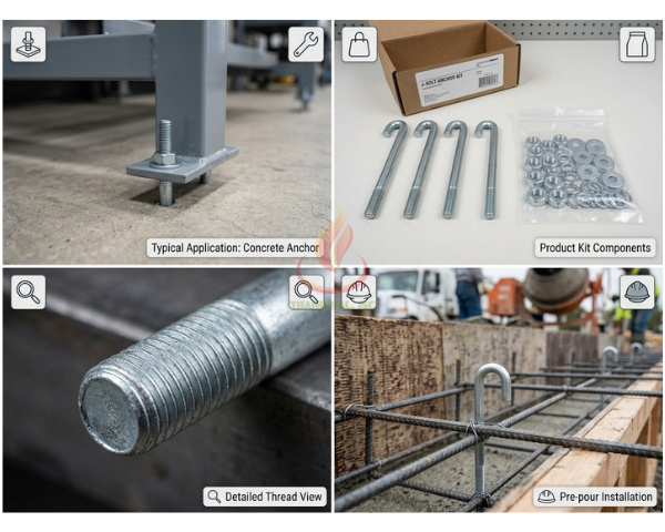 Giới thiệu bulong neo M16