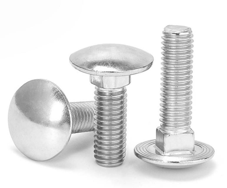 Bulong đầu tròn cổ vuông còn có tên gọi khác là bulong đầu dù, bulong chống xoay