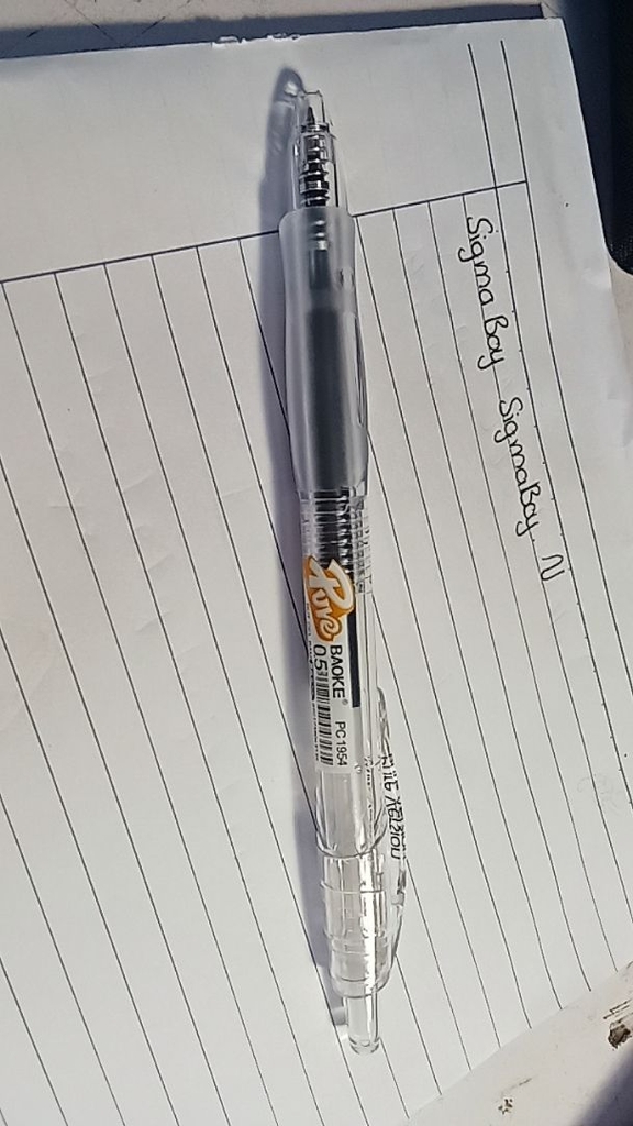 Bút GEL bấm ngòi ST 0.5mm Baoke PC1954 mầu Đỏ