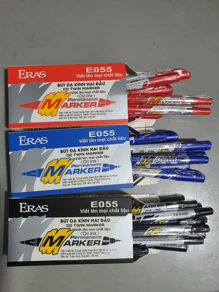 Bút dạ 2 đầu Eras E055