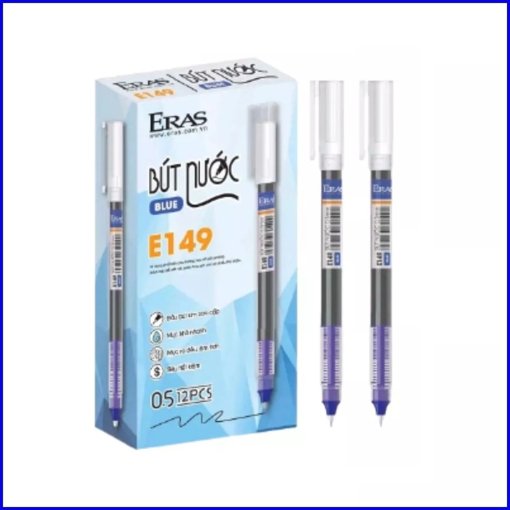 Bút gel 0.5mm mực Tím Eras E149
