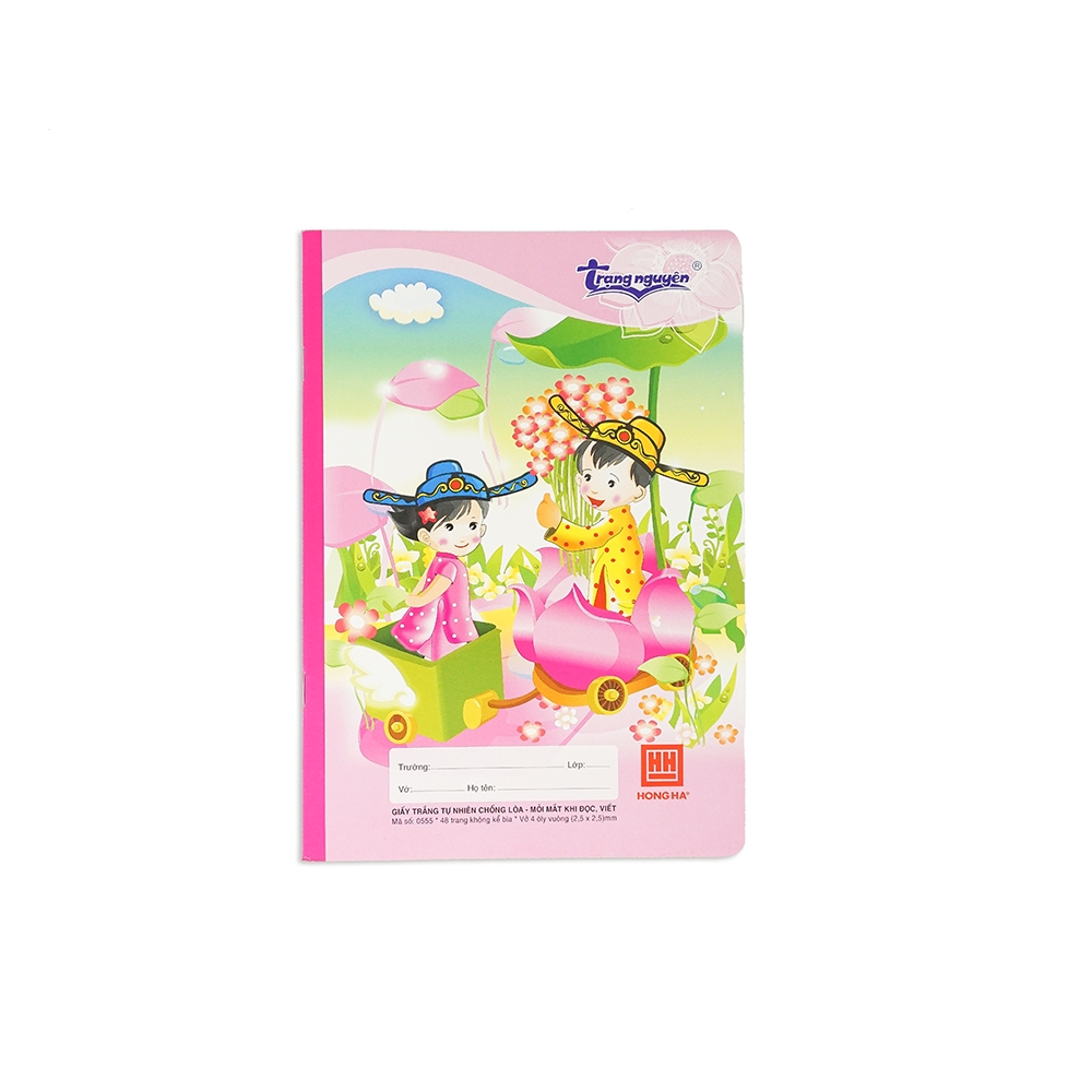 Vở 4 Ô ly 48 trang Hồng Hà School Trạng Nguyên - 0555