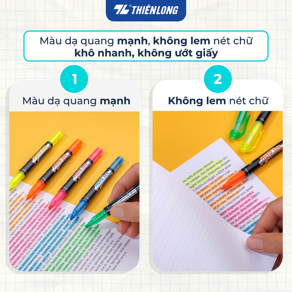 Bút Dạ Quang - Thiên Long HL-03 - MÀU HỒNG