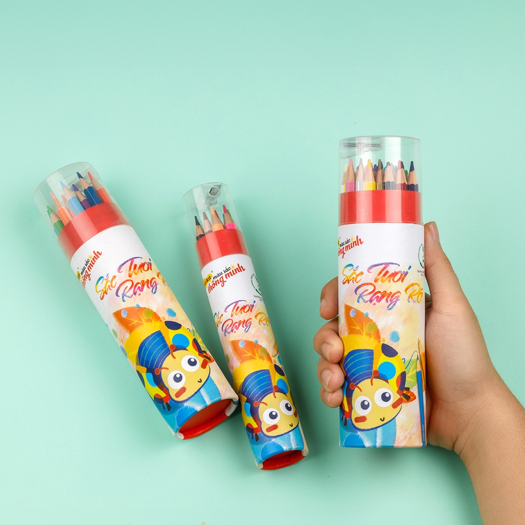 Bút chì màu chuyên nghiệp dạng ống 24 màu Thiên Long Colokit CPC-C021 - Tiêu chuẩn châu Âu