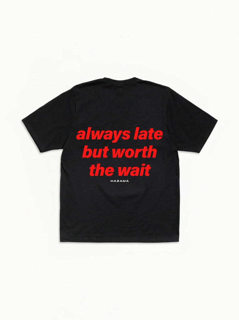 Hazama Sorry I_m Late T-Shirt