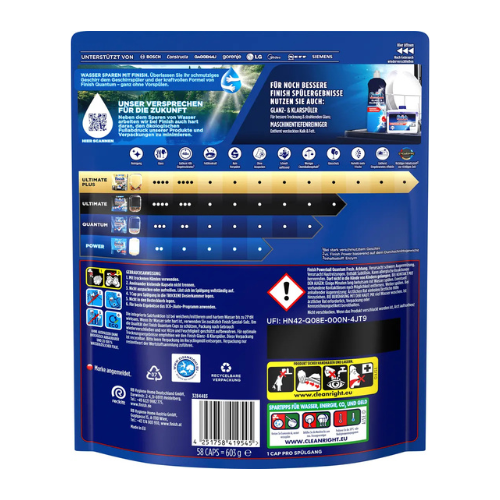Viên rửa bát Finish Powerball Quantum All-in-1