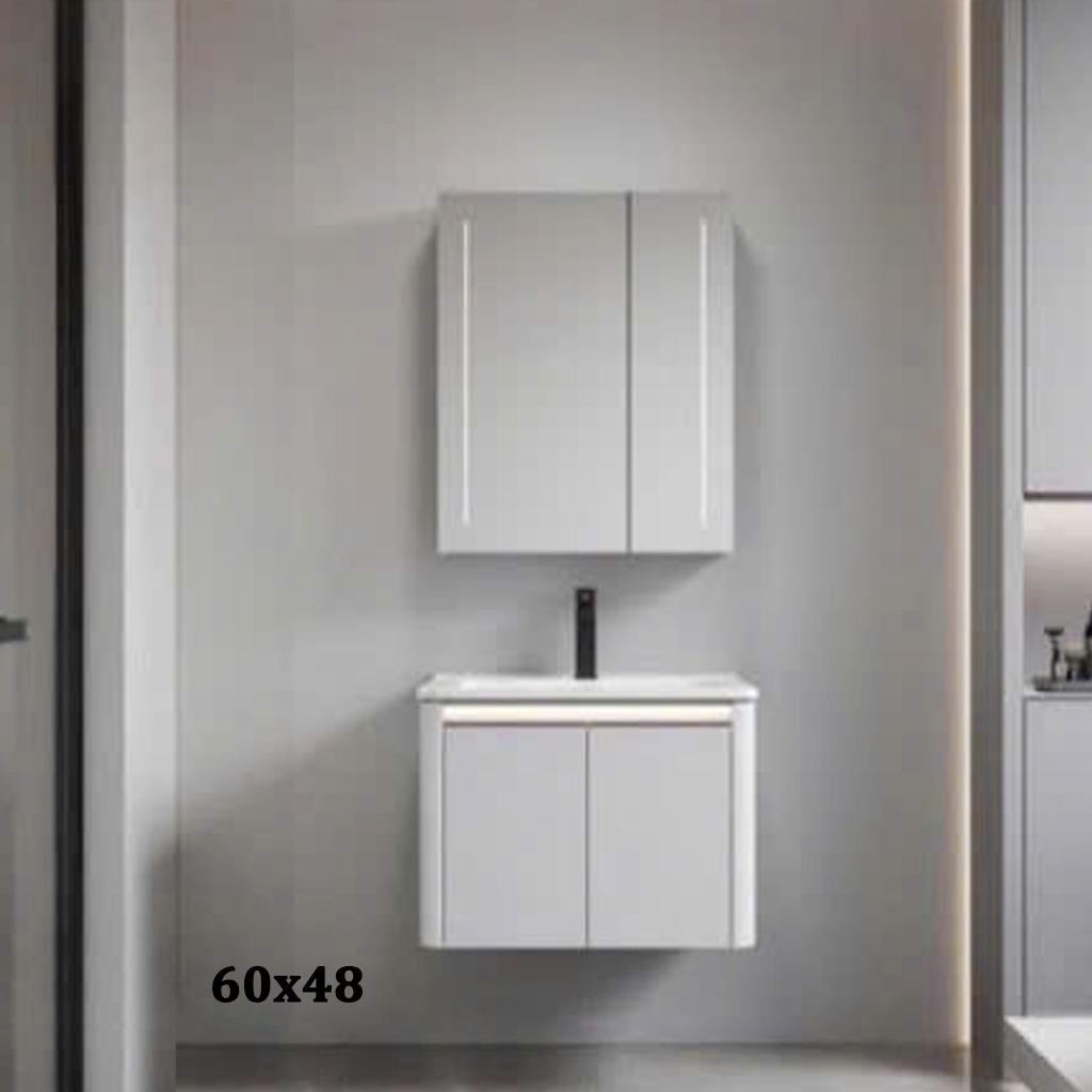 Bộ tủ chậu lavabo, tủ gương phòng tắm CR-286