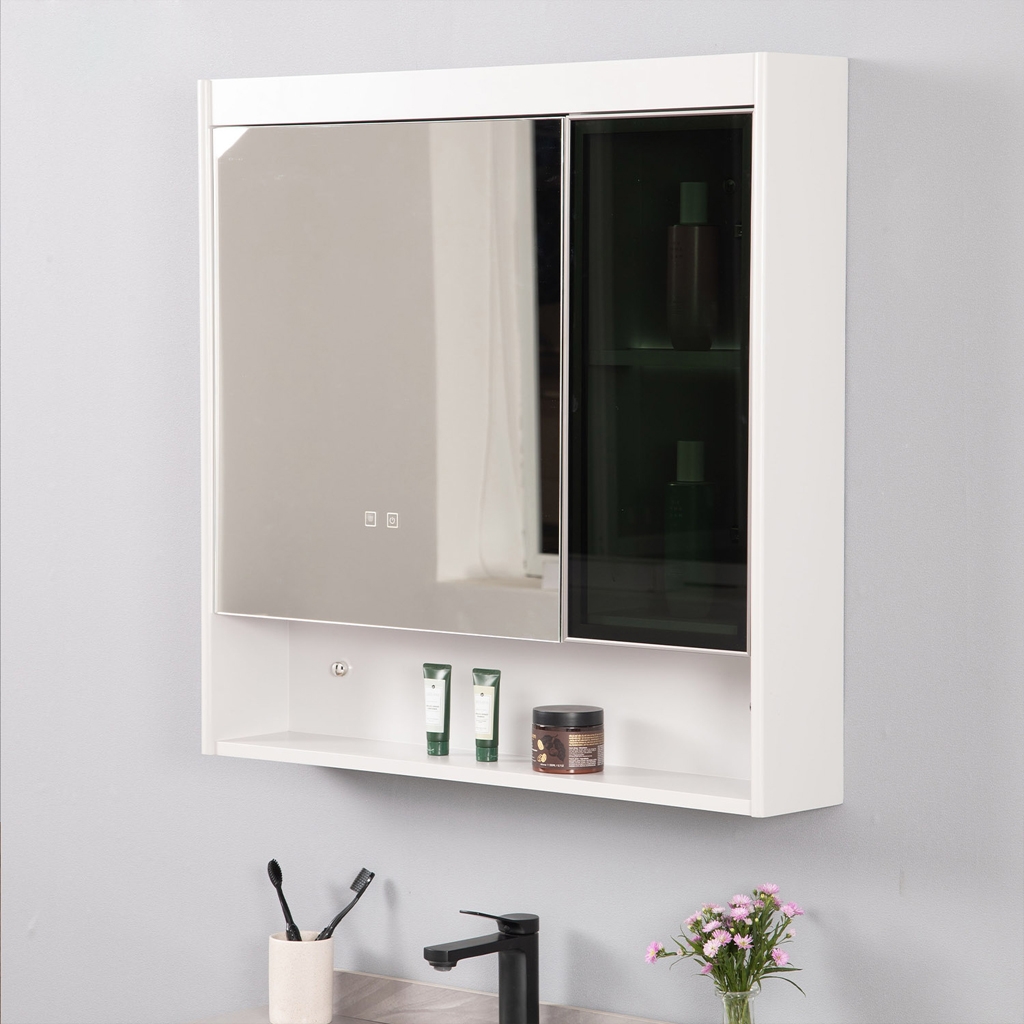 Bộ tủ chậu lavabo, tủ gương phòng tắm MW2805