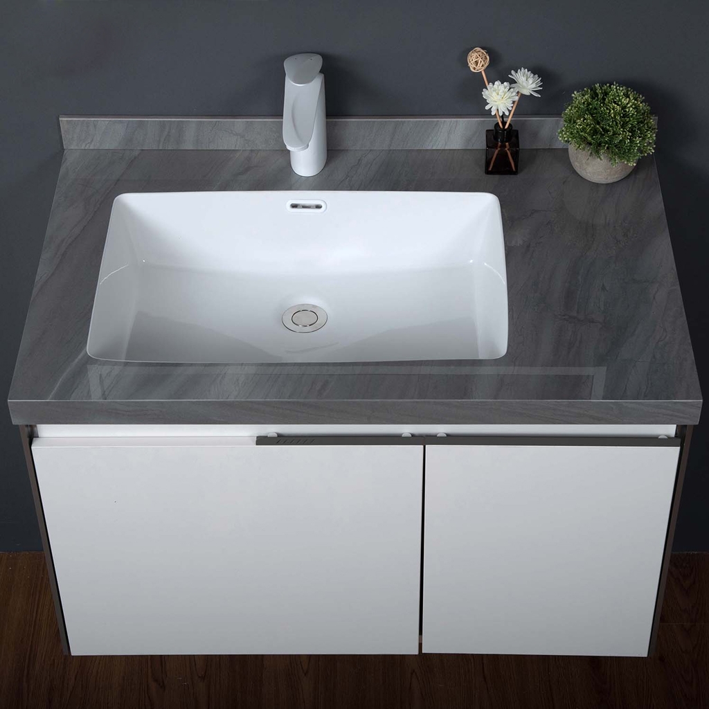 Bộ tủ chậu lavabo, tủ gương phòng tắm MW6631