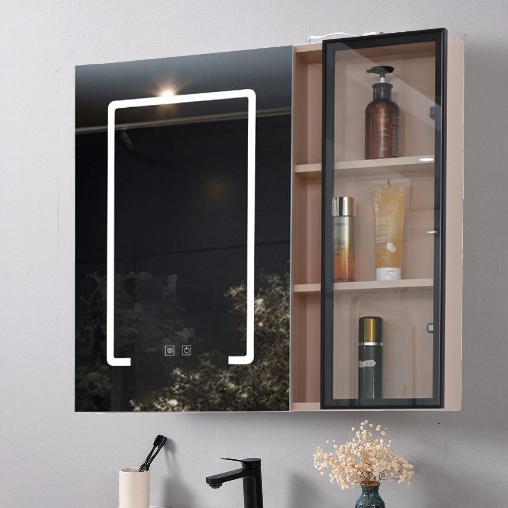 Bộ tủ chậu lavabo, tủ gương phòng tắm MW2820