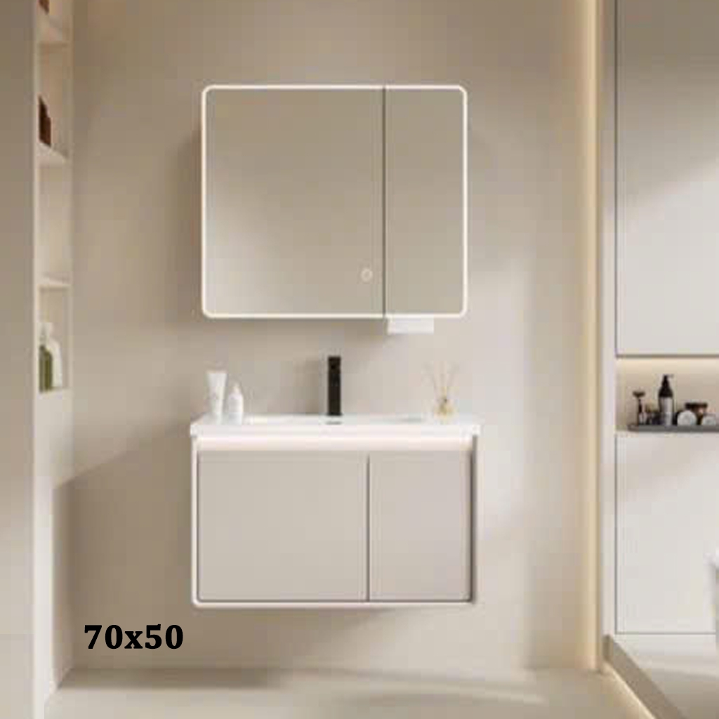 Bộ tủ chậu lavabo, tủ gương phòng tắm CR-288