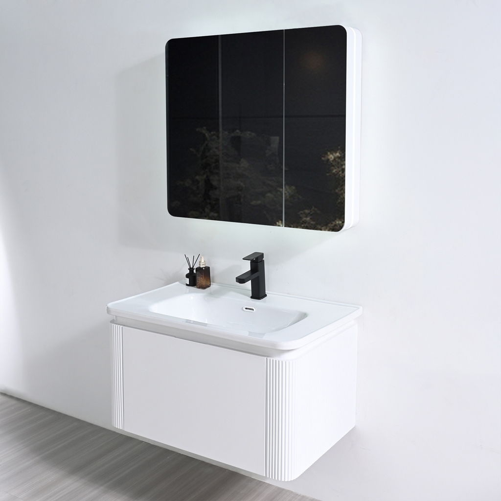 Bộ tủ chậu lavabo, tủ gương phòng tắm MW2823