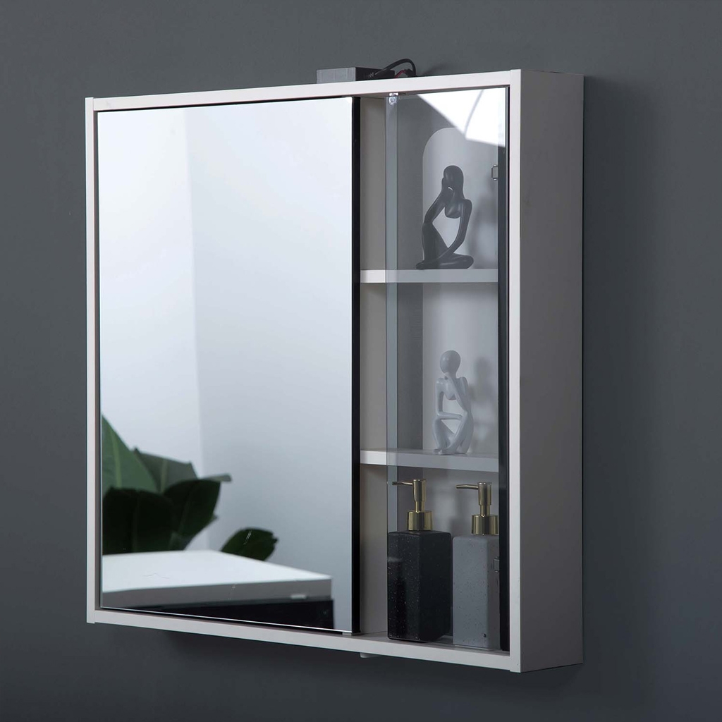 Bộ tủ chậu lavabo, tủ gương phòng tắm MW6631