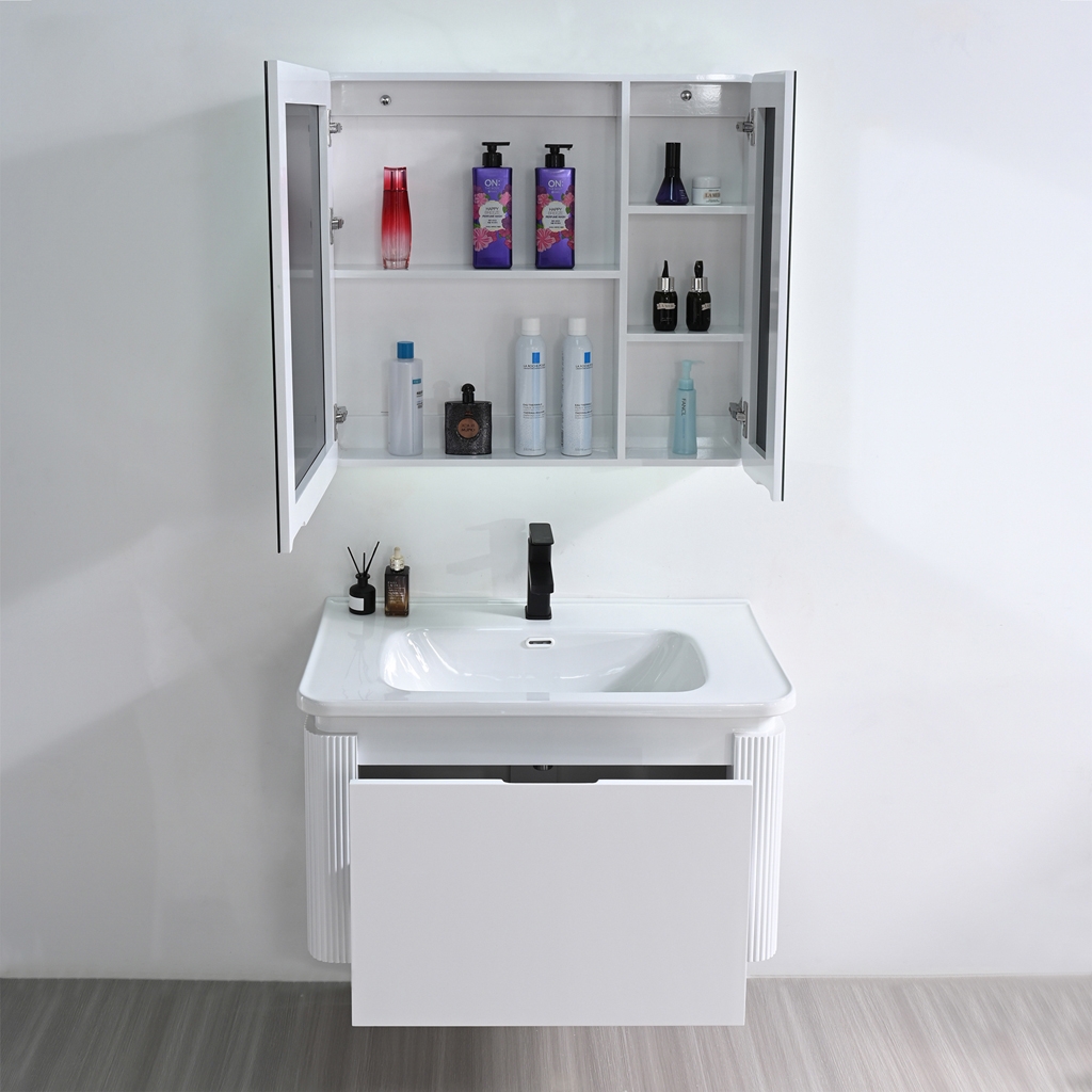 Bộ tủ chậu lavabo, tủ gương phòng tắm MW2823