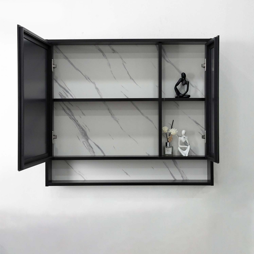 Bộ tủ chậu lavabo, tủ gương phòng tắm MW6952