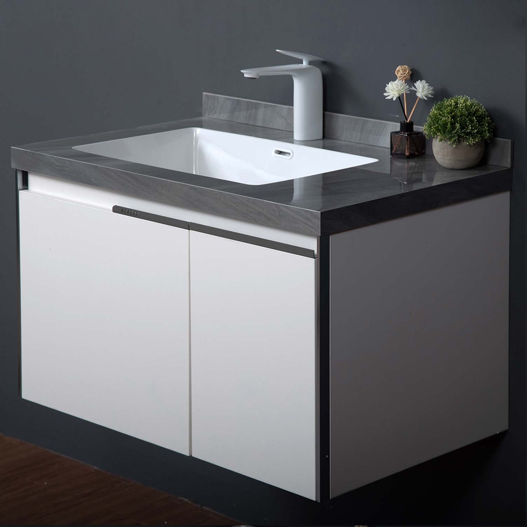 Bộ tủ chậu lavabo, tủ gương phòng tắm MW6631