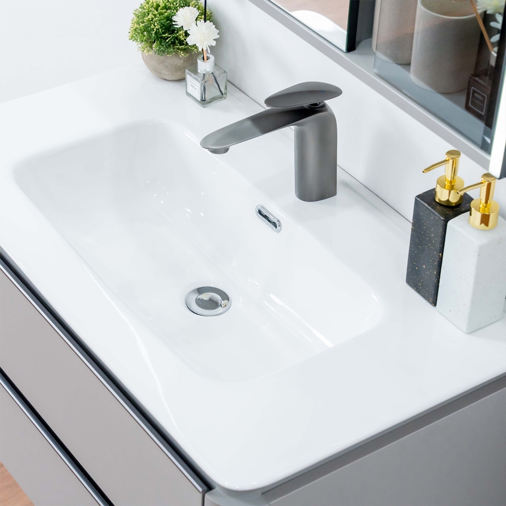 Bộ tủ chậu lavabo, tủ gương phòng tắm MW6632