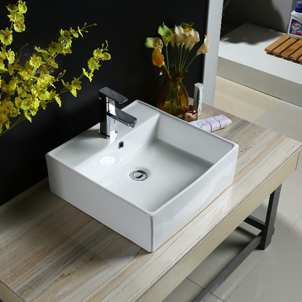 Chậu Rửa Mặt dương bàn hoặc treo tường F-CB010