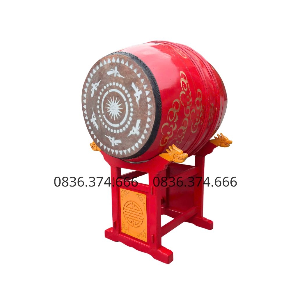 Trống Nhà Thờ Họ ĐK 80cm Cao 1m2