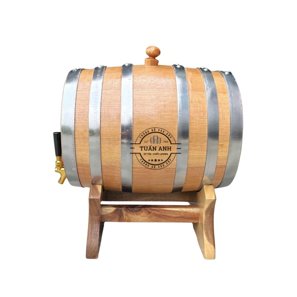Thùng Gỗ Sồi 20L