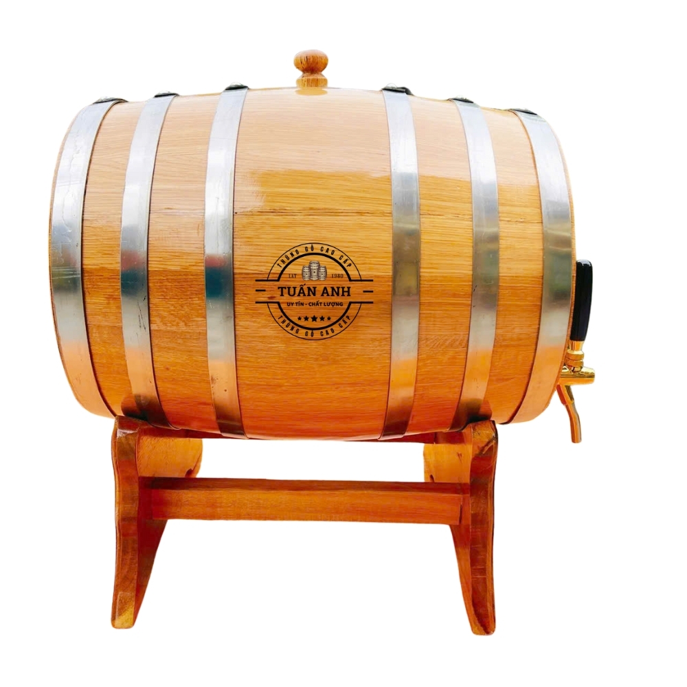Thùng Gỗ Sồi 50L