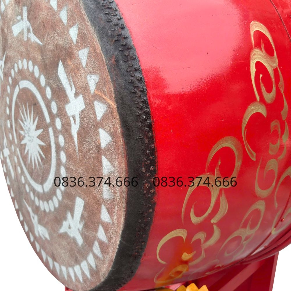 Trống Nhà Thờ Họ ĐK 80cm Cao 1m2