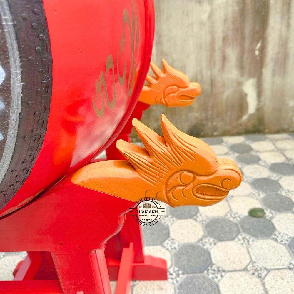 Trống Đình Chùa Mặt 50cm Cao 70cm