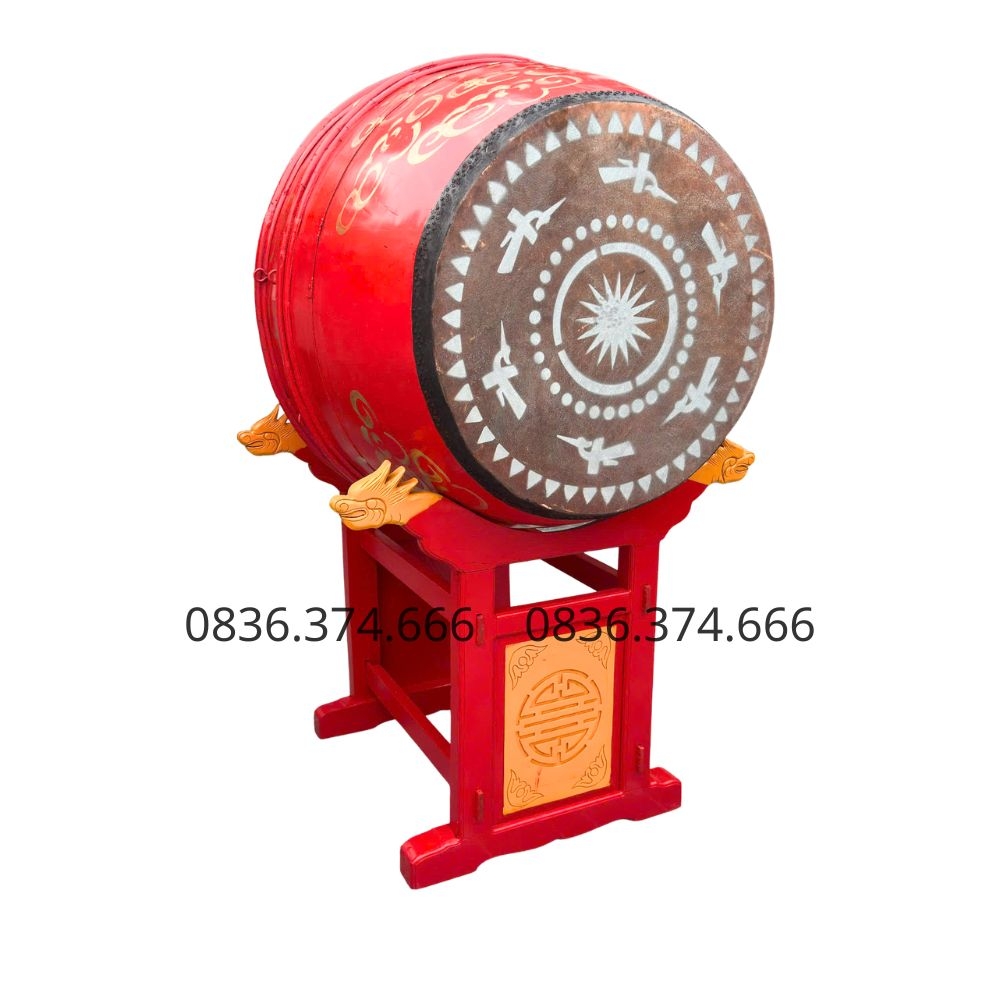 Trống Nhà Thờ Họ ĐK 80cm Cao 1m2