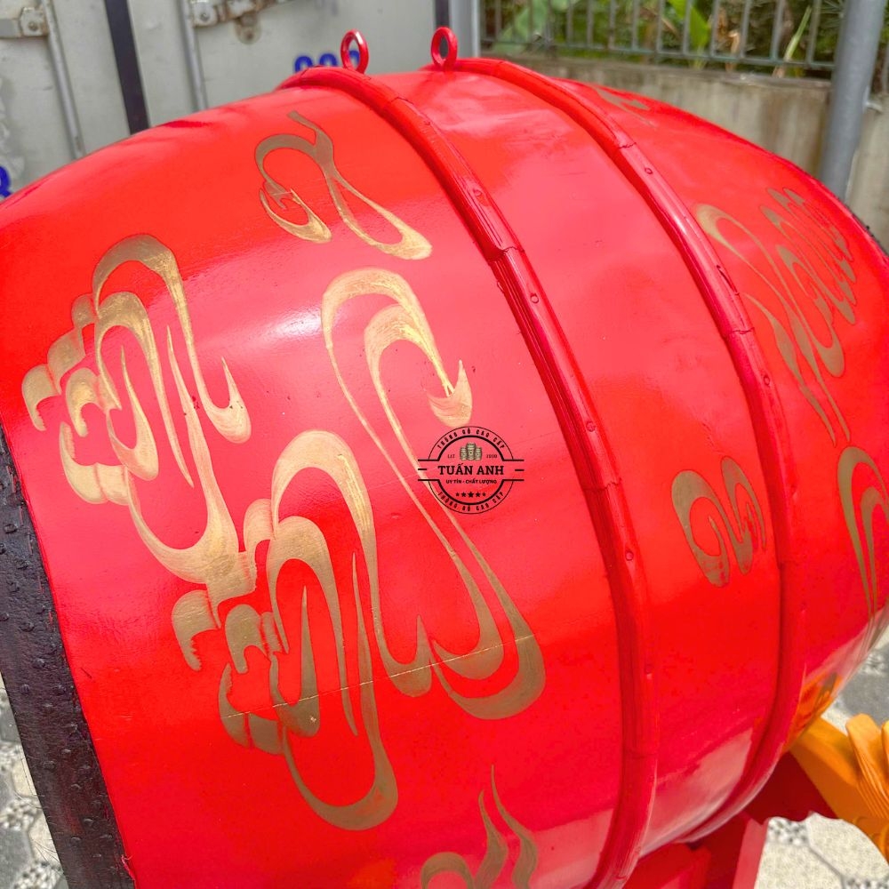 Trống Đình Chùa Mặt 50cm Cao 70cm