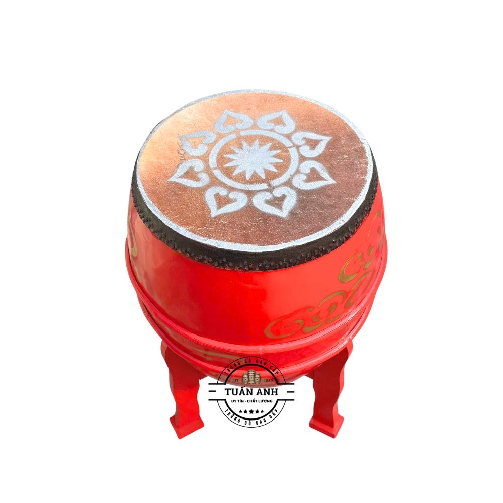 Trống Lễ Hội Mặt 40cm Cao 50cm dáng đứng