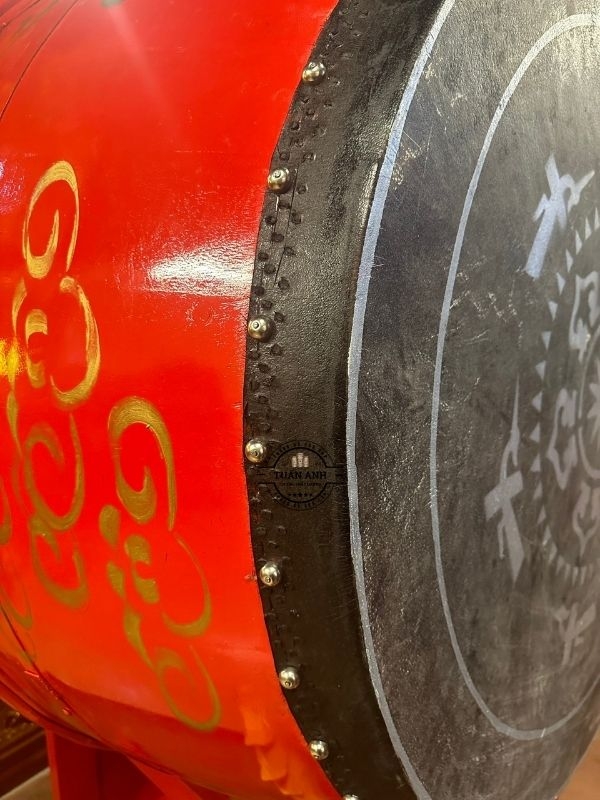 Trống gỗ mít da trâu đường kính 1m cao 1m2