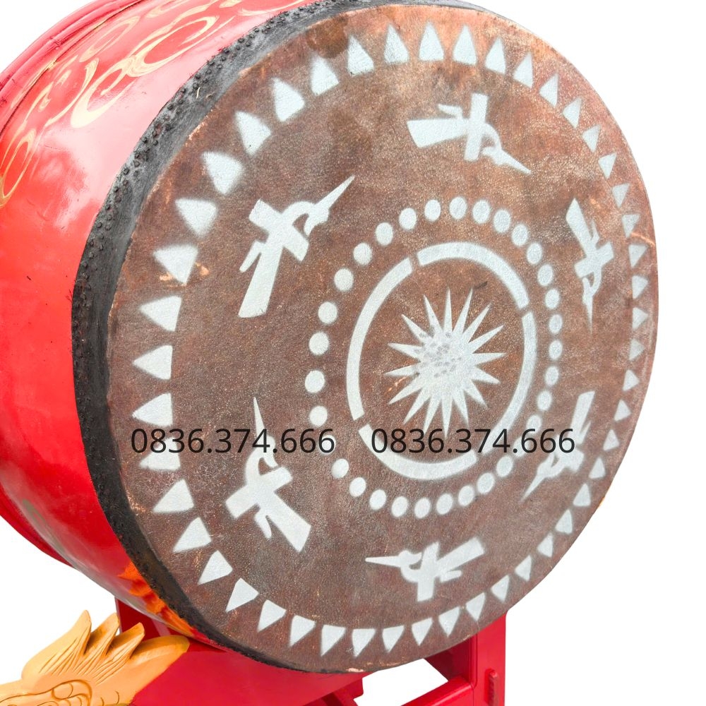Trống Nhà Thờ Họ ĐK 80cm Cao 1m2