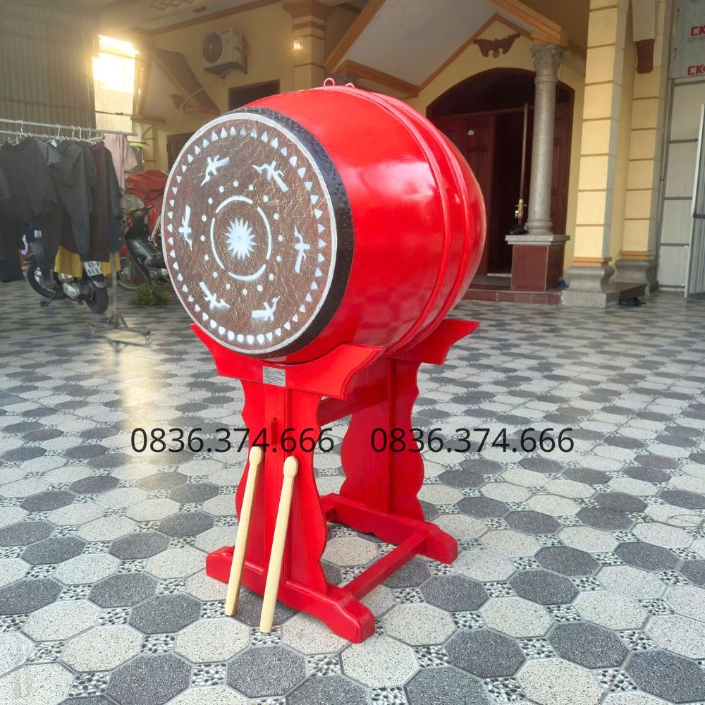 Trống Khai Giảng Mặt 50cm Cao 70cm