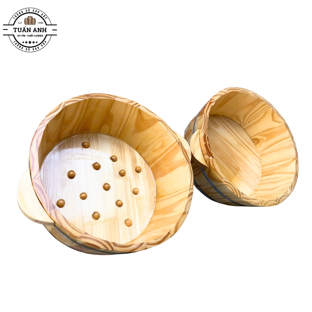 Chậu Gỗ Làm Nail