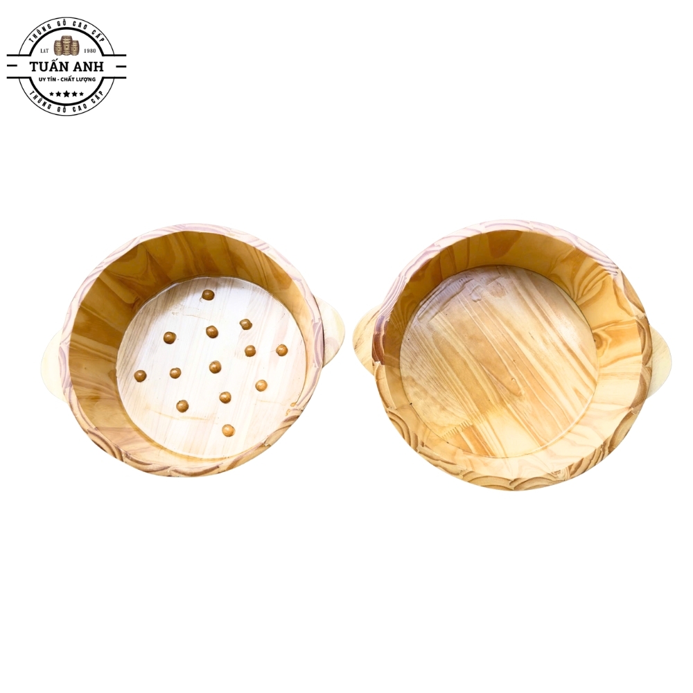 Chậu Gỗ Làm Nail