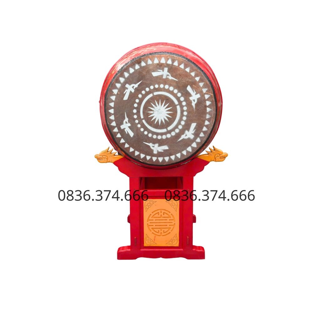 Trống Nhà Thờ Họ ĐK 80cm Cao 1m2