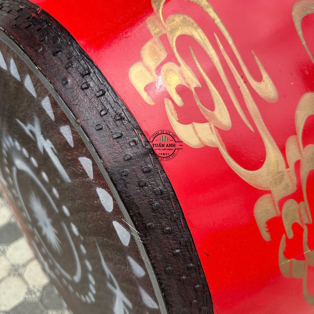 Trống Đình Chùa Mặt 50cm Cao 70cm