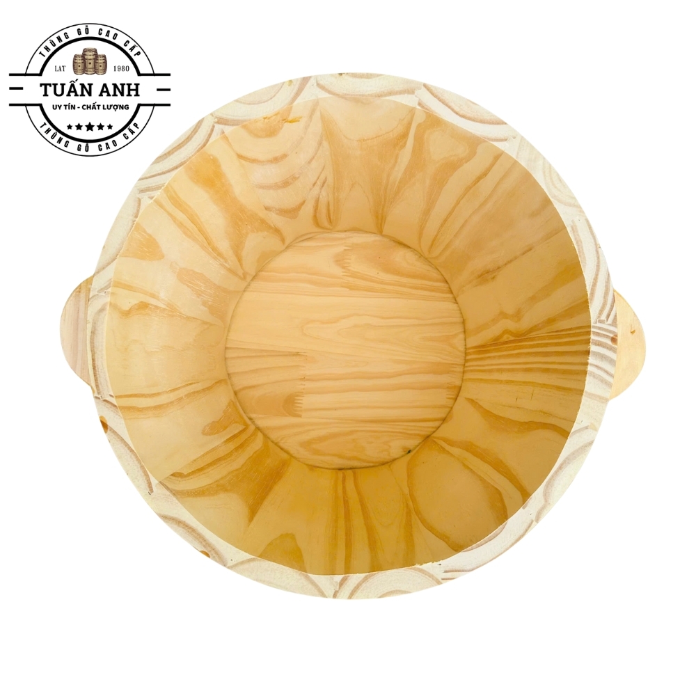 Thùng Gỗ Đựng Gạo Cao Cấp 15kg