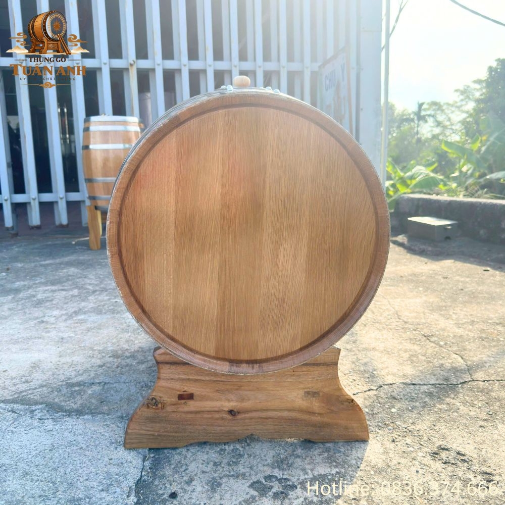 Thùng Gỗ Sồi 100L