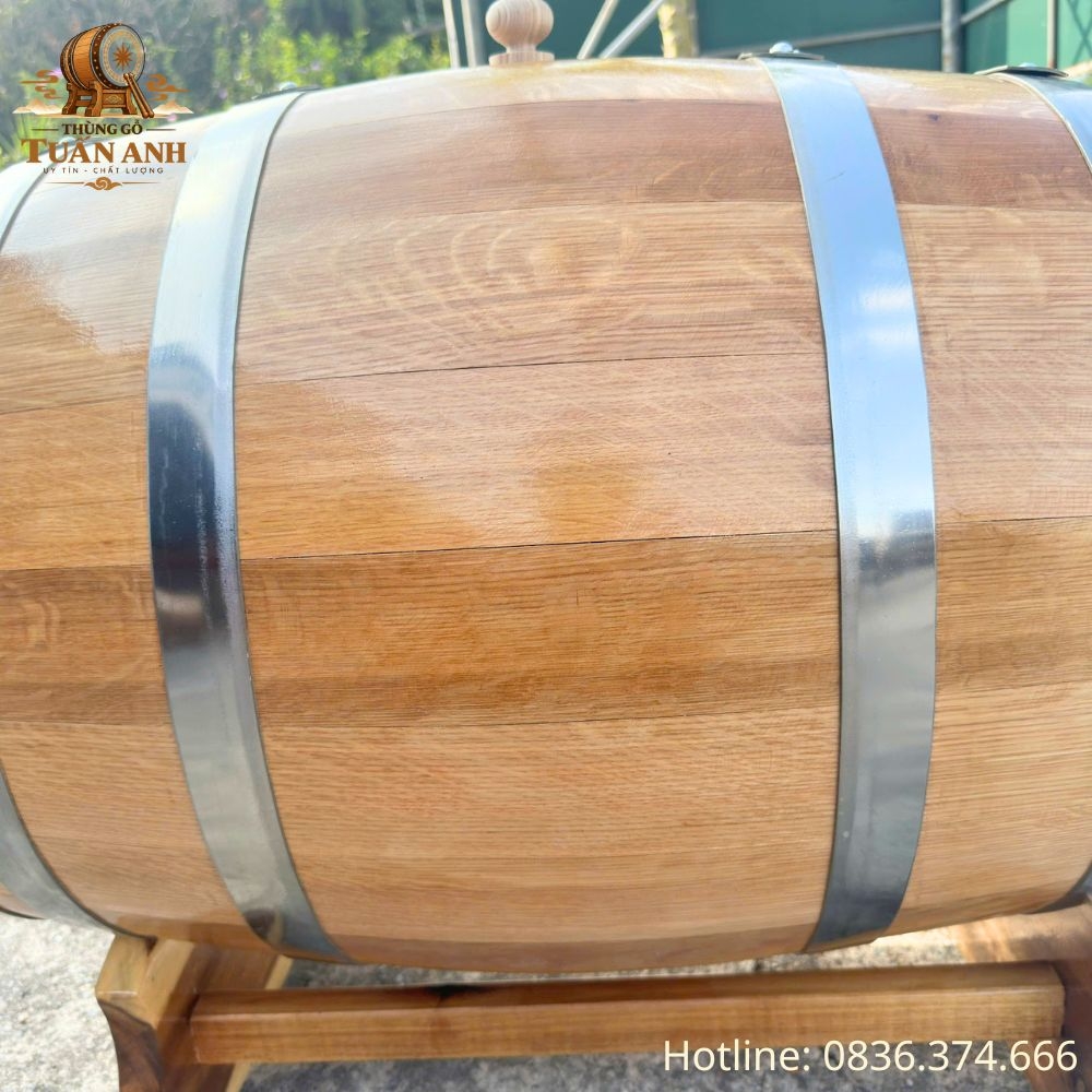 Thùng Gỗ Sồi 100L