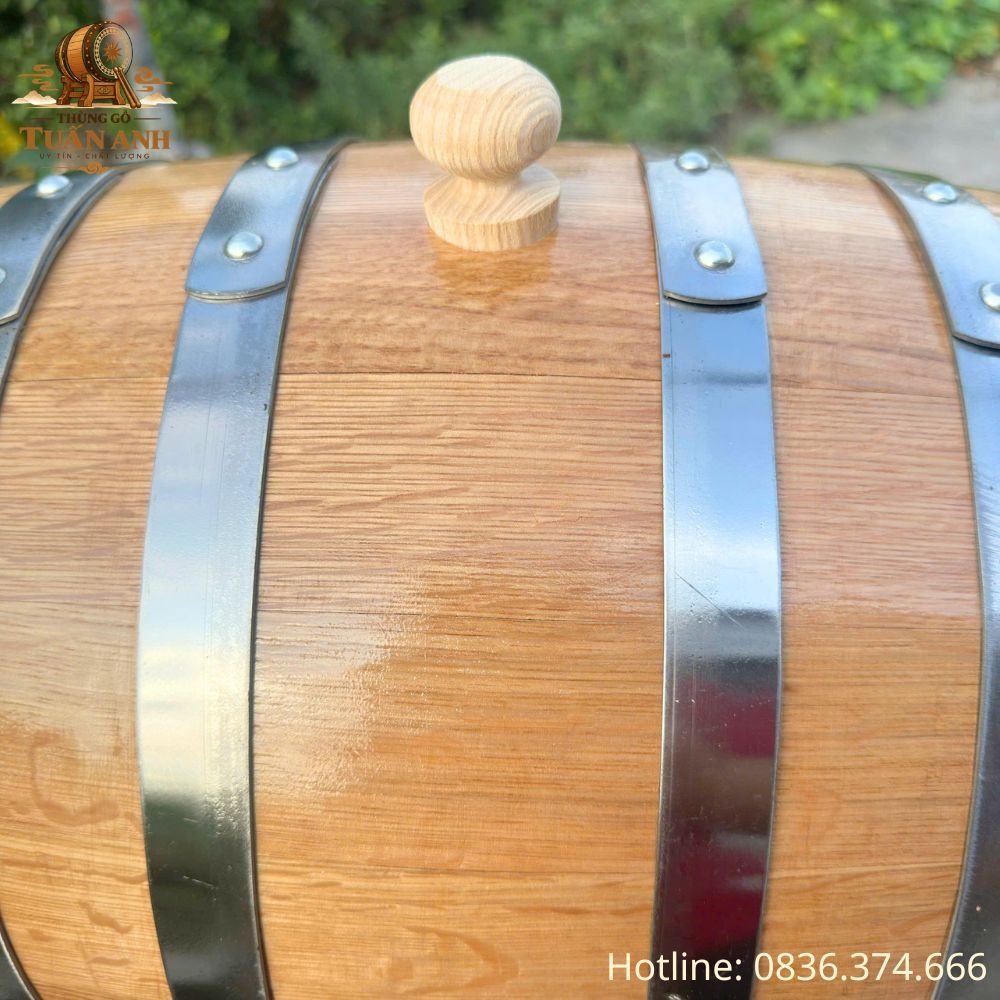 Thùng Gỗ Sồi 20L