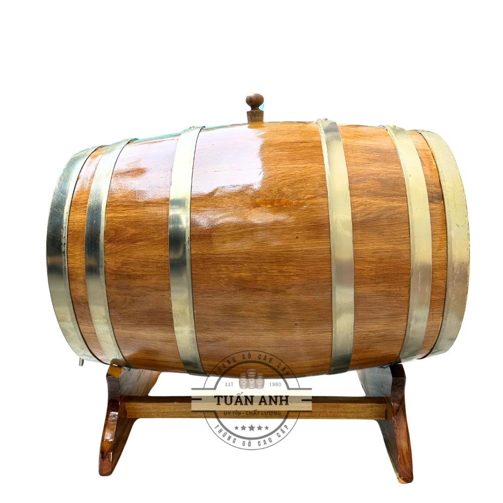 Thùng Gỗ Sồi 200L