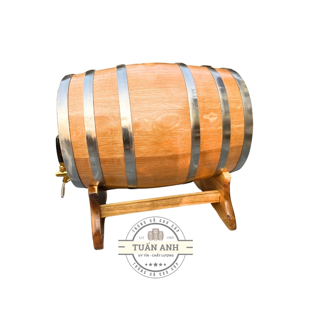 Thùng Gỗ Sồi 50L