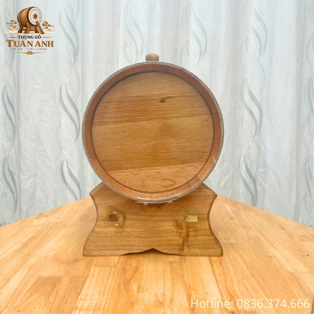Thùng Gỗ Sồi 10L