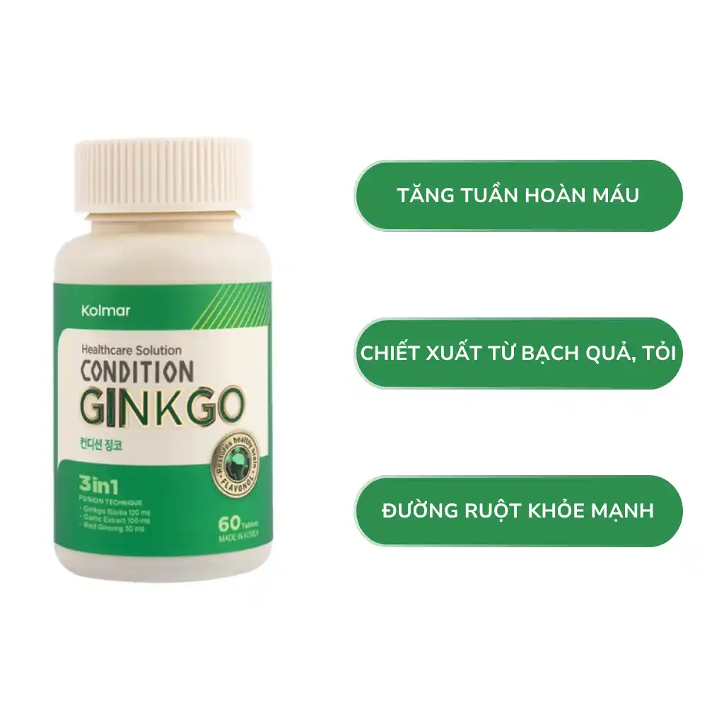 Viên uống bổ não Condititon Ginkgo (60 viên)