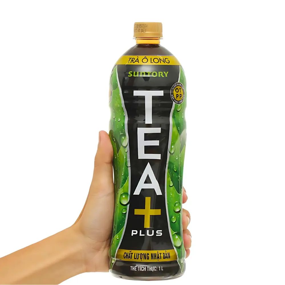 Thùng 12 chai trà ô long TEA+ Plus 1L