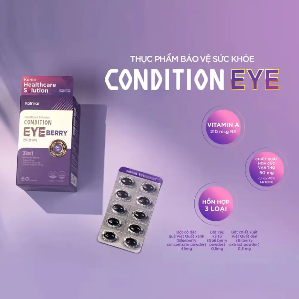 Viên uống bổ mắt Condition Eye (Hộp 6 vỉ x 10 viên)