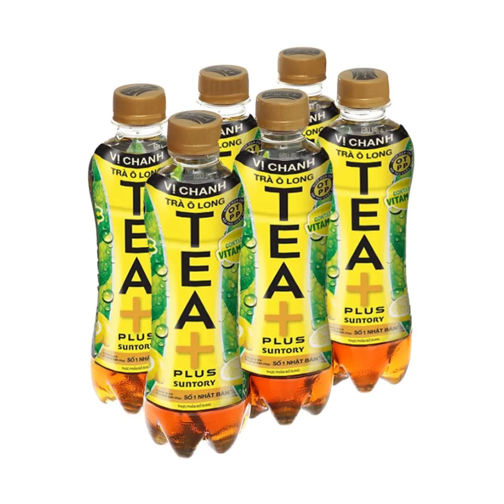 Trà ô long TEA+ Plus chanh 450ml